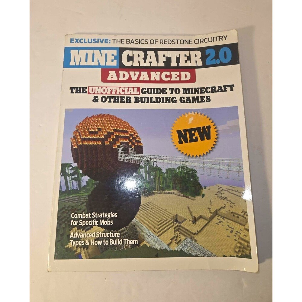 Triumph Books Minecraft Crafty 2.0 Advanced Paperback Strategy Guide 2014
